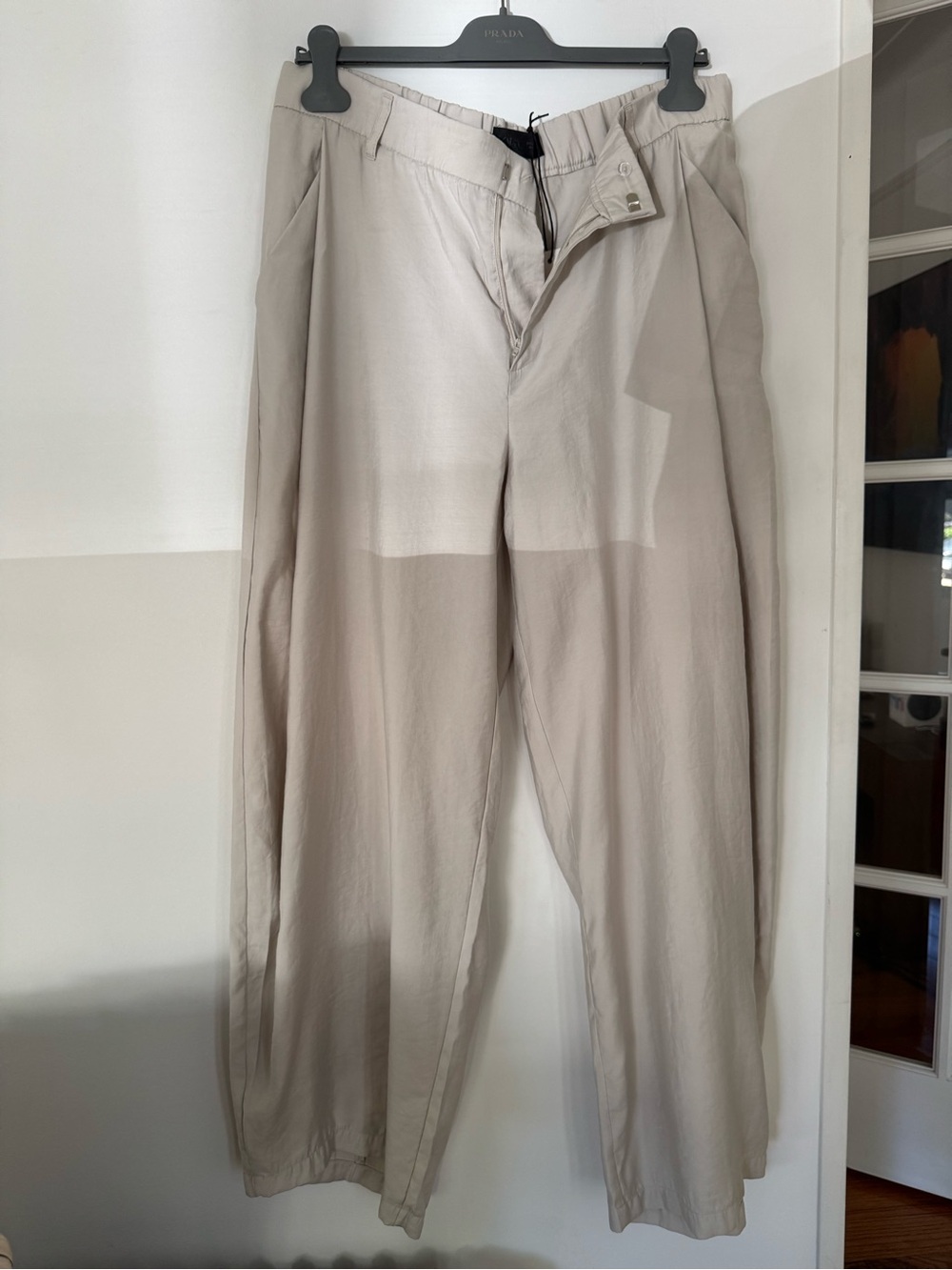 Zara flowy pleated pants
